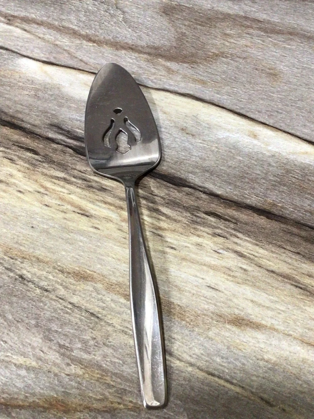 Vintage Rogers Stainless Steel Pie Cake Server 8.75” Dessert Serving Utensil